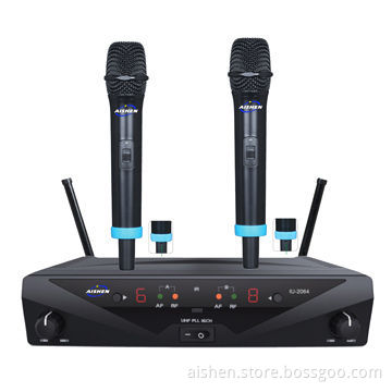 PLL and UHF Wireless Microphone with 32 Channels